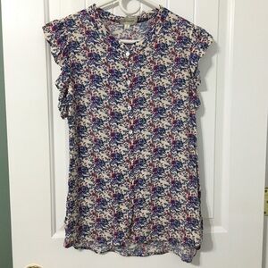 4Our Dreamers Ruffle Sleeves Blouse